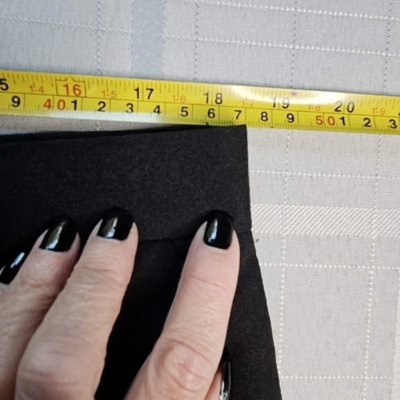 Bonelli men's black slacks pants size 38 short - Picture 5 of 6